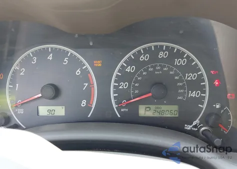 2010 Toyota Corolla Le z USA, uszkodzony, nr VIN 2T1BU4EE3AC304729